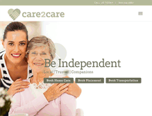 Tablet Screenshot of care2care.net