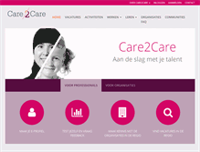 Tablet Screenshot of care2care.nl